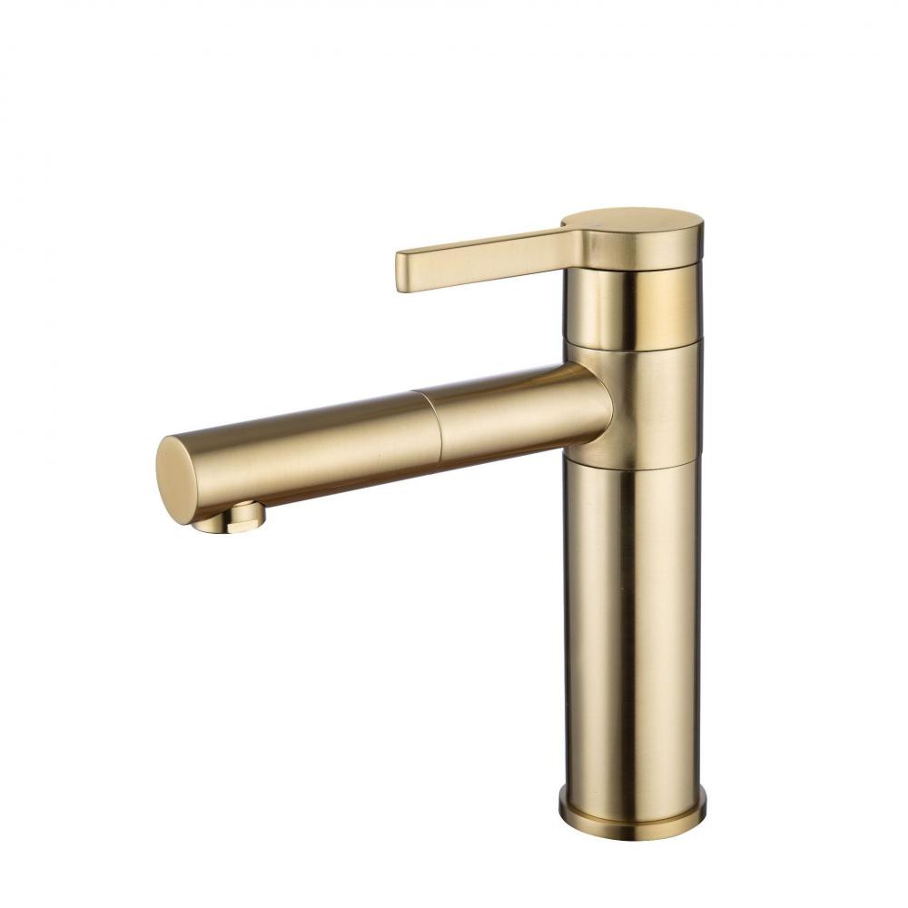 Simple Rotatable Hot and Cold Water Basin Faucet