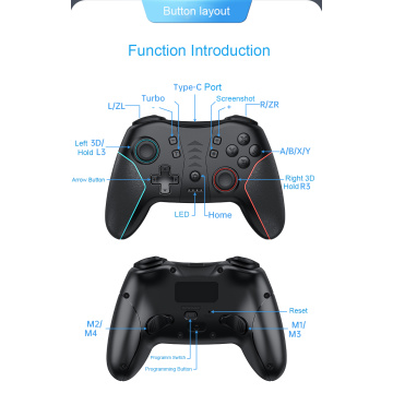 Controller wireless per Nintendo Switch con NFC