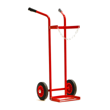 Oxygen Cylinder Hand Trolley with Solid and Pneumatic Wheels