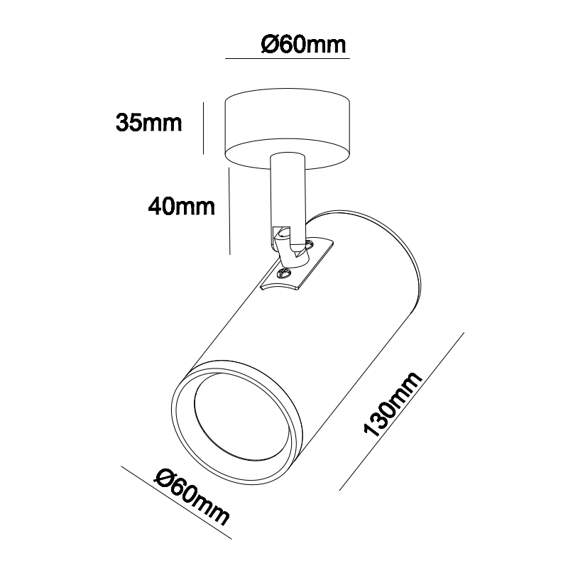 Factory LED Ceiling Light Track Lamp