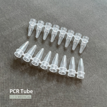 PCR Tube 8-Strip With Attached Caps