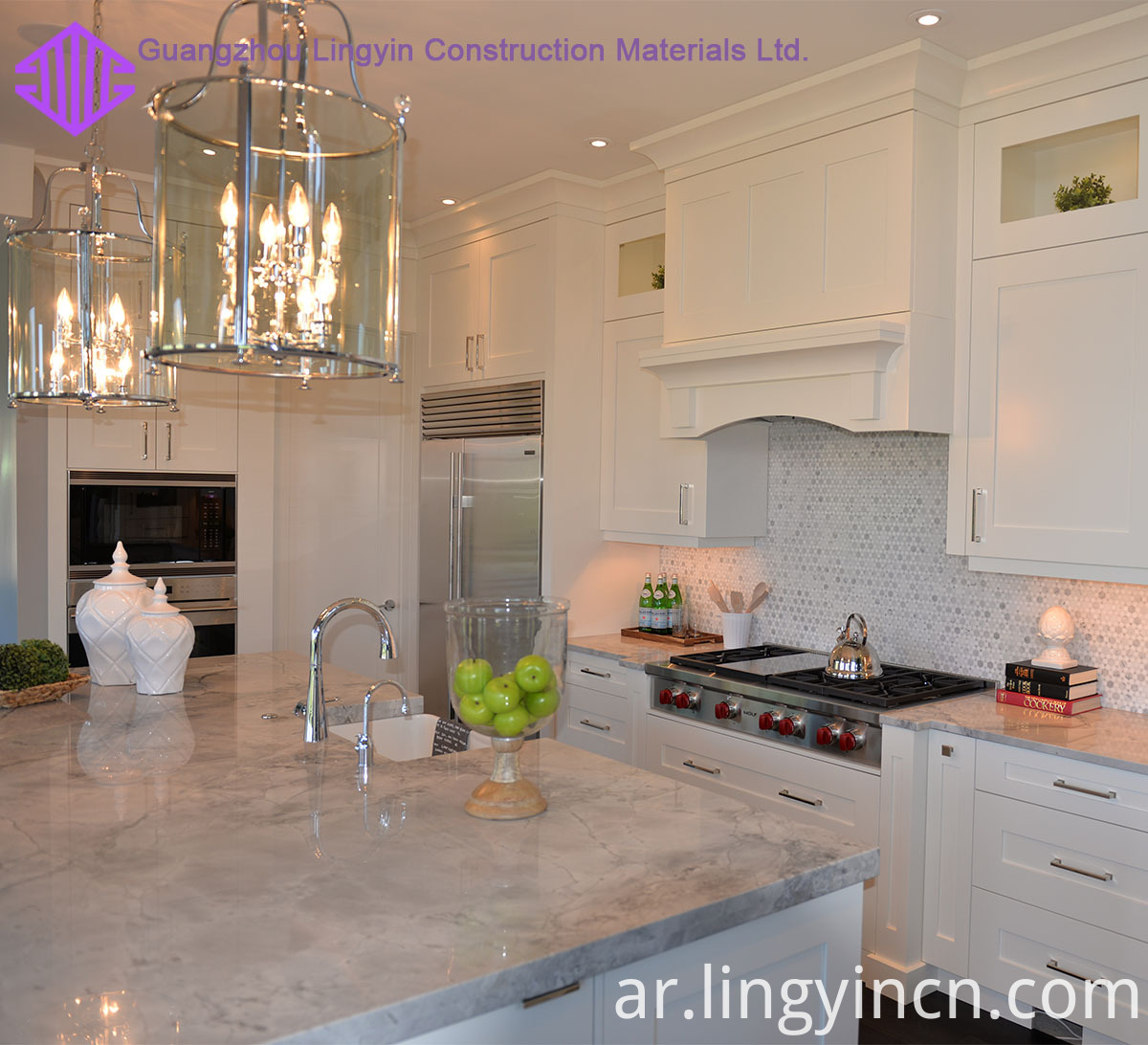 الصين مطبخ مجلس الوزراء الفاخرة ميامي المصنعين