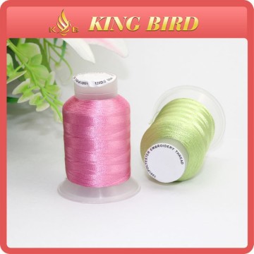 Supermarket polyester dyed embroidery thread