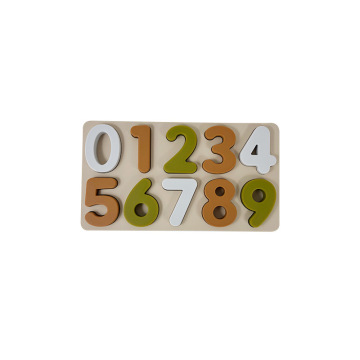 Silicone Colorful Number Shape Math Blocs