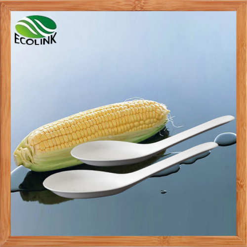 Disposable Biodegradable Cornstarch Spoon 120mm