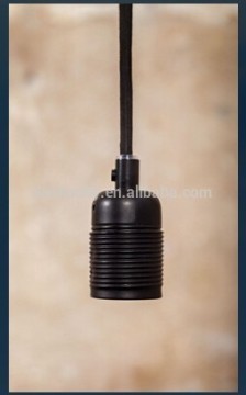 Vintage style E27 metal lampholder ceramic lampholder inside