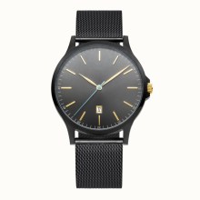 Man Watches with Black Meshband Cool