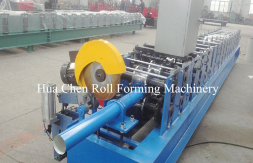 Rain Water Steel Down Pipe Roll Forming Machine 380v 50hz 3 Phases