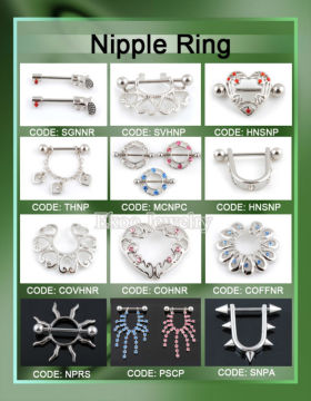 Fashion Nipple Barbell Jewelry Nipple Ring