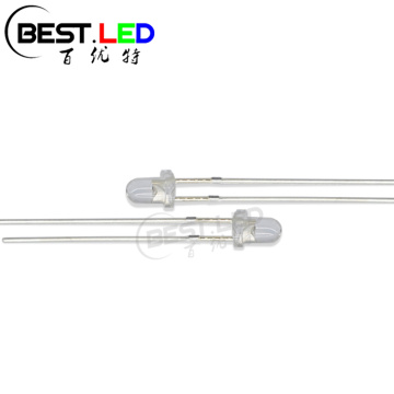 Super Bright 3mm Yellow LED 590nm Amber Clear