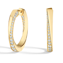 1.5Carat D VS1 Lab Diamond Hoop Earrings