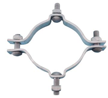 Galvanized Utility Pole Band Clamp