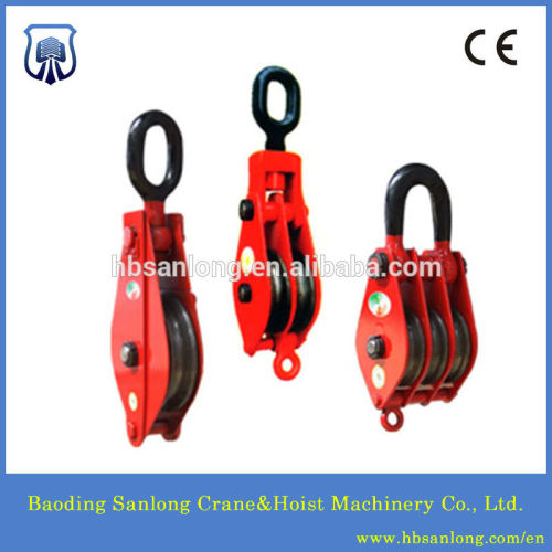 single wheel wire rope pulley block