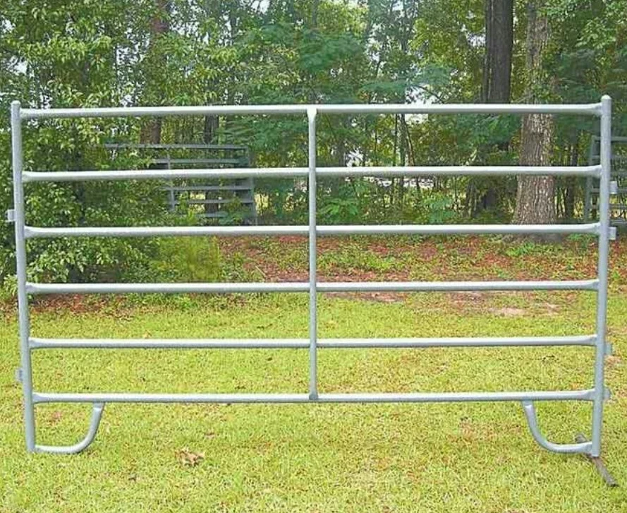 Panneaux de clôture de bétail agricole de haute qualité en acier en métal de sécurité temporaire de haute qualité à vendre