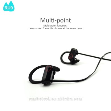 RU9 In-Ear Sport Headphone Bluetooth earbuds earphone with Mic Bluetooth Ear Piece