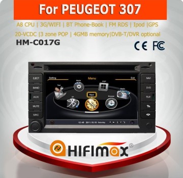 Hifimax car dvd gps for peugeot 3008 dvd player/peugeot 3008 car multimedia