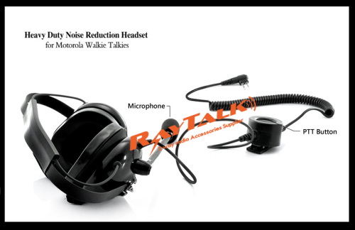 Heavy Duty Noise Cancelling Headset for Motorola Aarmn4020b/Bdn6635c/Bdn6648c/Pmln5275