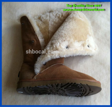 easy on sheepskin winter snow boots