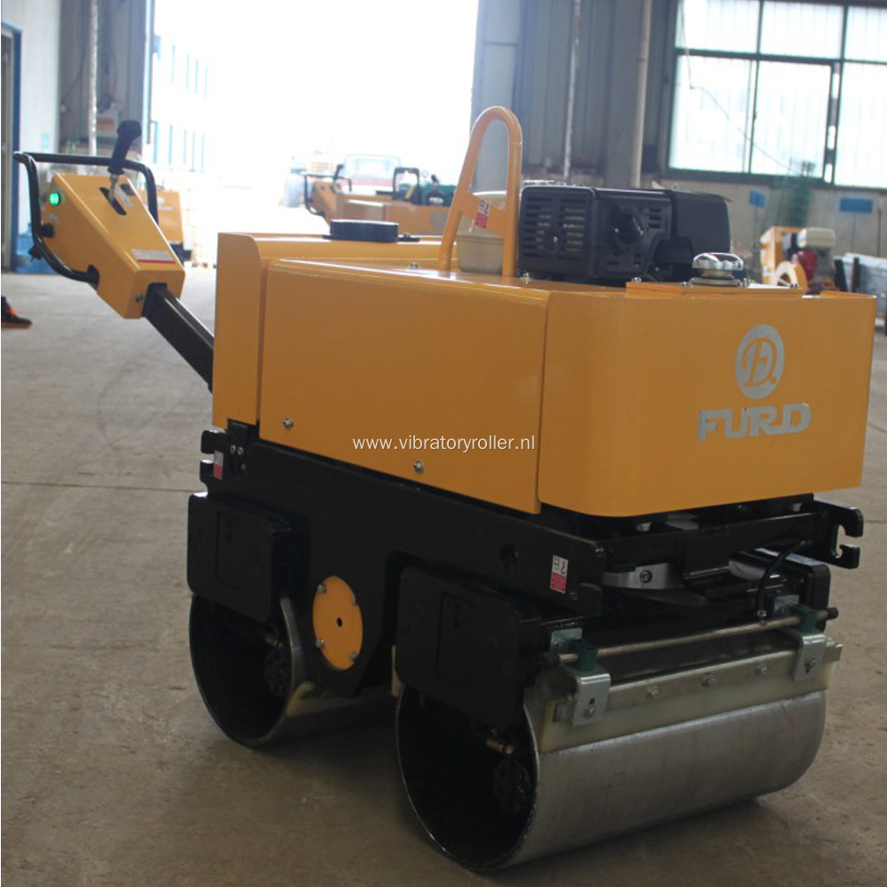 Hand Operated Double Drum Soil Compactor Road Roller