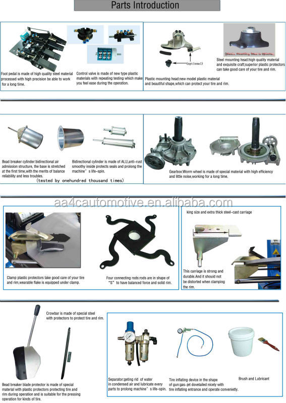 AA4C auto tyre changer tire changing machine for low profile tires auto service machine AA-TC99HB