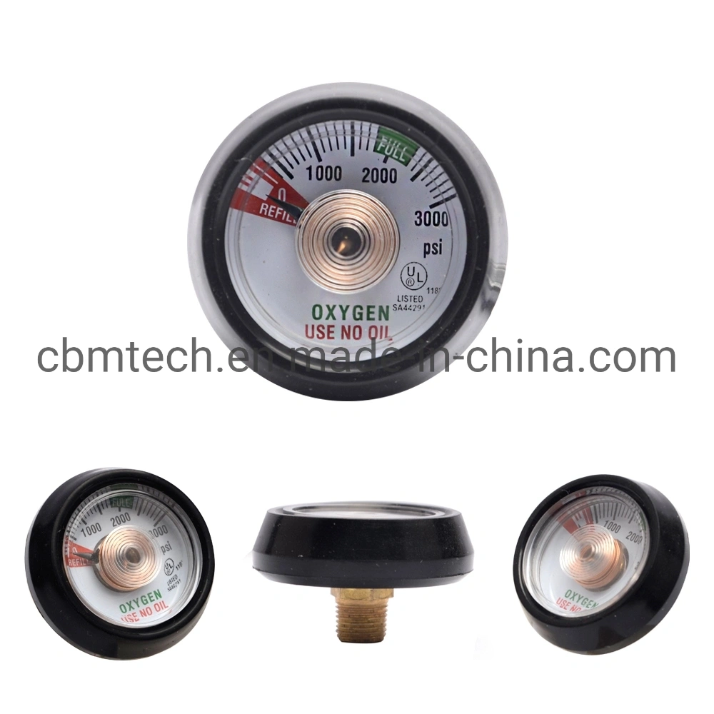 Medical Oxygen Regulator Pressure Gauge with Good Quality