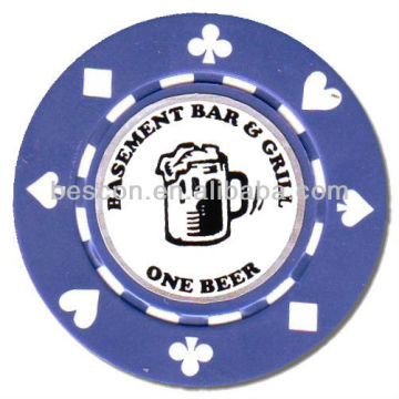 custom logo printed poker chip