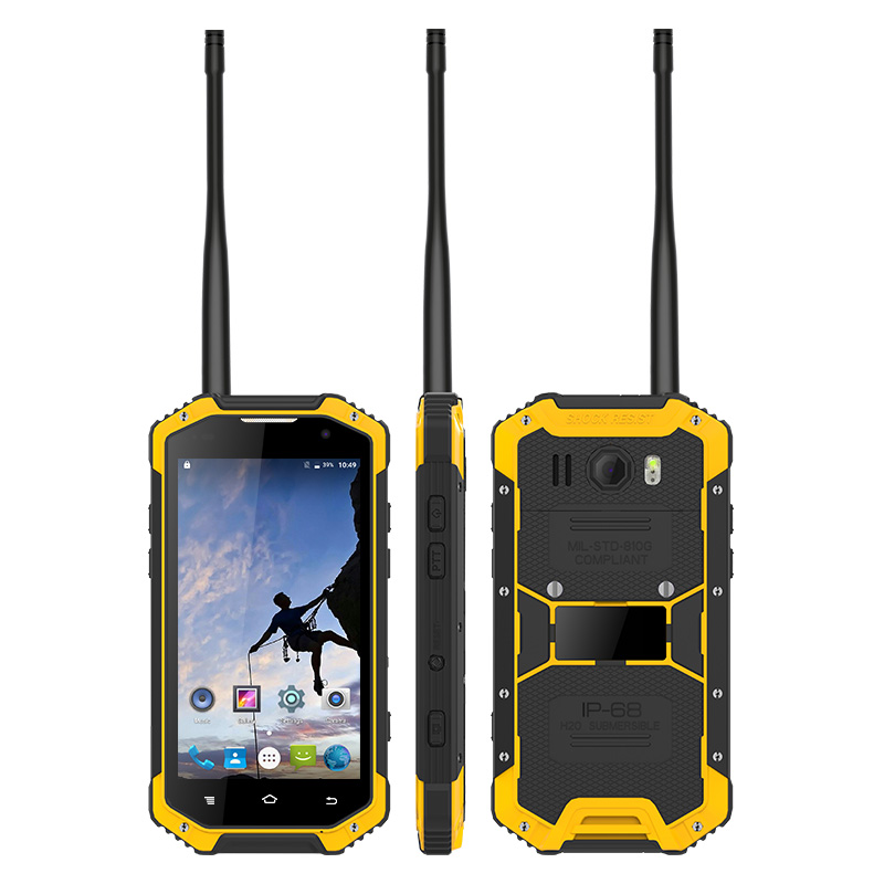 4.7 Inch IP68 Waterproof UHF/VHF Radio Rugged Walkie Talkie Smartphone with NFC Function