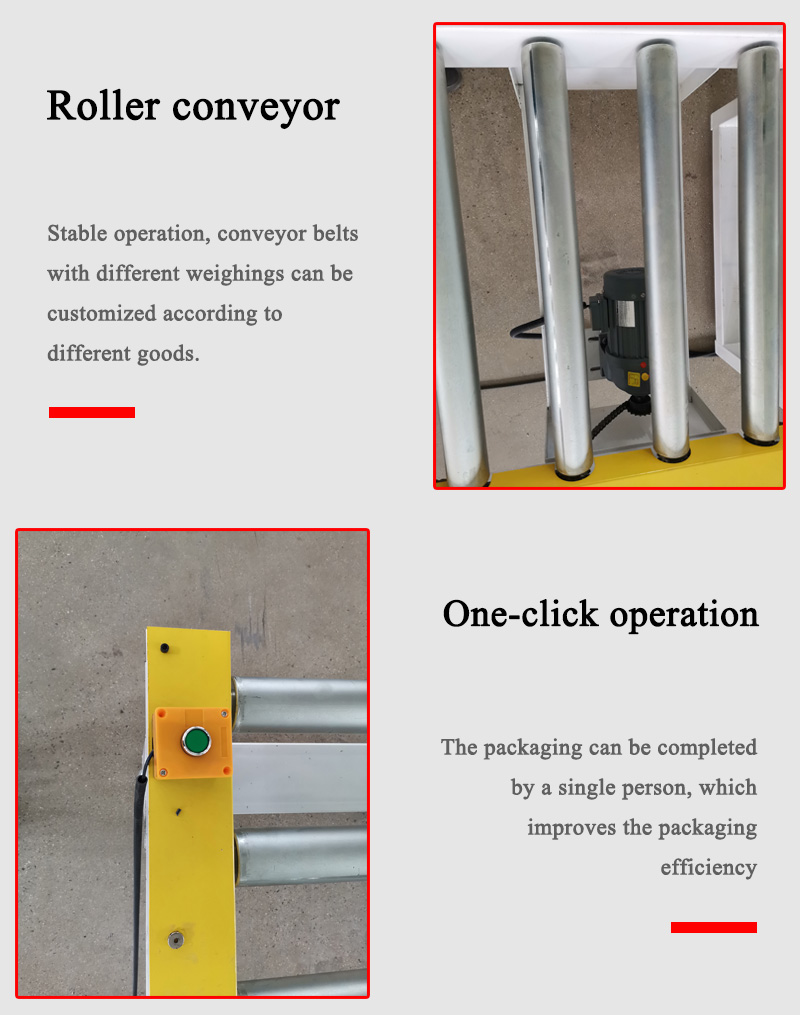 Horizontal steel pipes stretch film wrapping machine packing machine horizontal orbital stretch wrapping machine