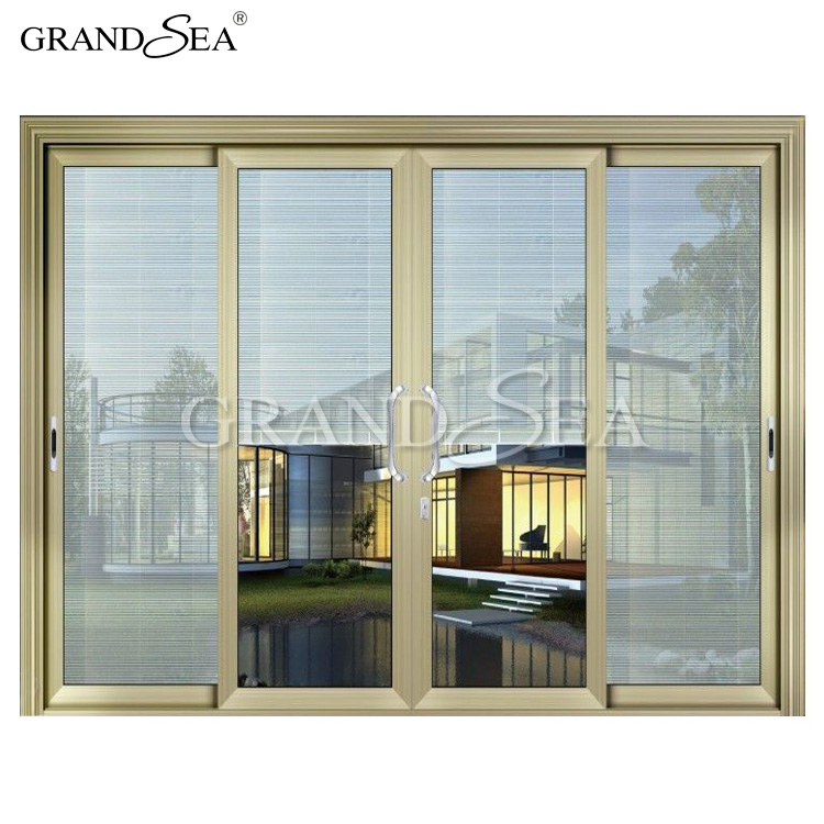 interior slim aluminium mesh sliding doors