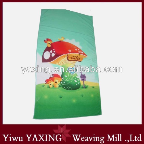 Microfiber reactive print towel