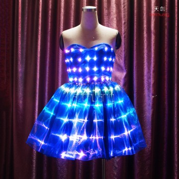 Programmable Light Led Dance Dress Lyric Dancing Dresses