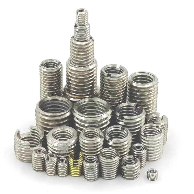 Brass insert nut stainless steel 304slot self tapping threaded insert