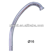 16MM Diameter Tap Pipe, Brass / S.S Material Tap Spout, J Shape