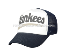 simple printing mesh baseball cap