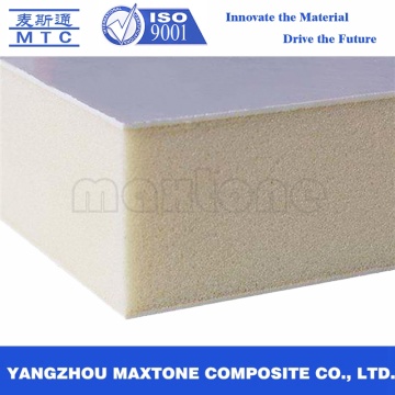 Fiberglass Coated Pu Foam Sandwich Panel Untuk Lantai