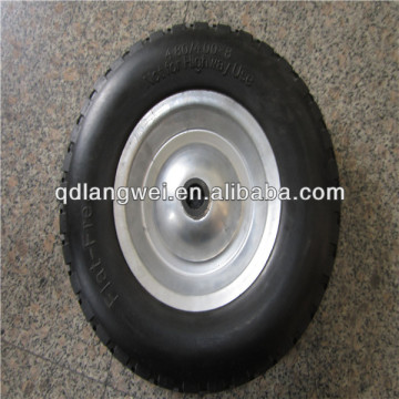 wheel barrow wheel heavy duty pu caster wheel