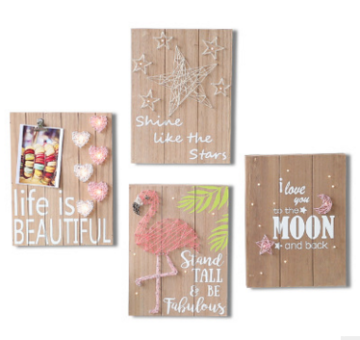 2018 Wooden board painting Wall decoration wood art