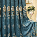 European style chenille embroidered curtain fabric