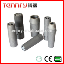 Customized graphite dies for continuous casting