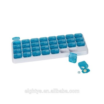 Portable medical pill organizer pill dispenser