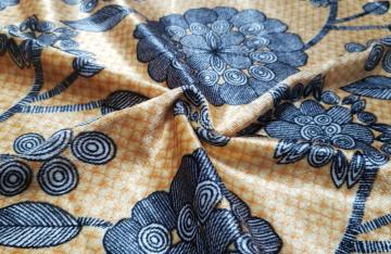 Printed Warp Knitting Velvet Fabric for Sofa Furniture