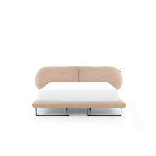 Double solid wood bed Bedroom bed