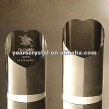 heart surface crystal blank block for laser rengraving