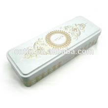 custon cosmetic tin containers/tin box