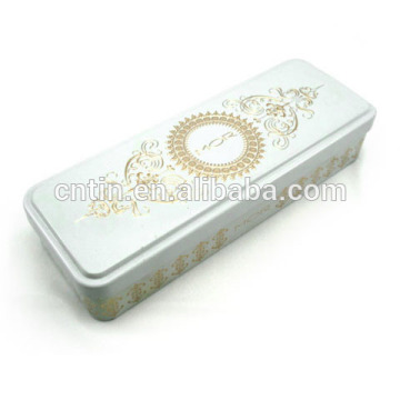 custon cosmetic tin containers/tin box