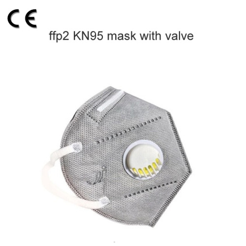 KN95 N95 Disposable Earloop Fold Mask With Valve