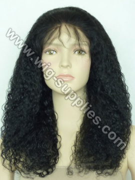 Human Hair Jerry Curl Women Wig