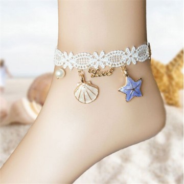 MYLOVE sea shell foot wear beach jewelry girl wear MLFL62