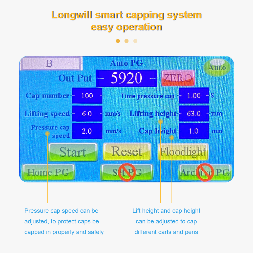 Máquina de tampa de cartucho automático Auto Cartridge Capping Machine