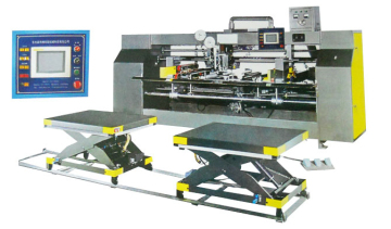 High speed semi automatic carton stitcher machine